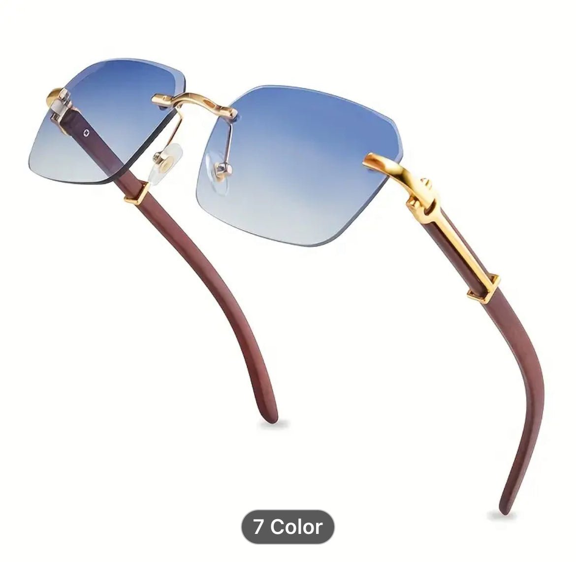 Manganettis Morning Blue Sunglasses